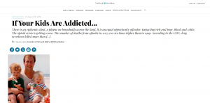 If Your Kids Are Addicted post included on Thrive Global