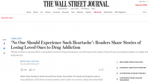 Readers respond to Steve Grant's story which was published in the Wall Street Journal